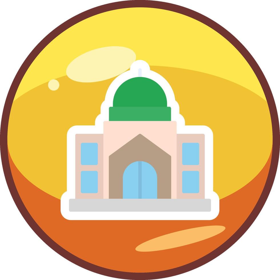 icono de vector de mezquita