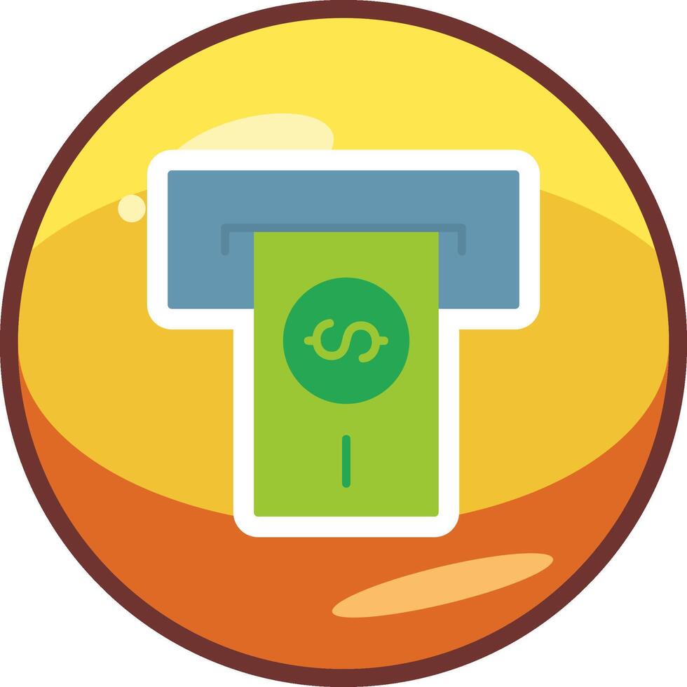 Withdraw Money Vector Icon