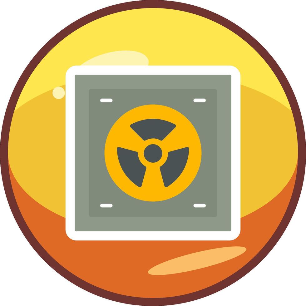 Radioactive Vector Icon