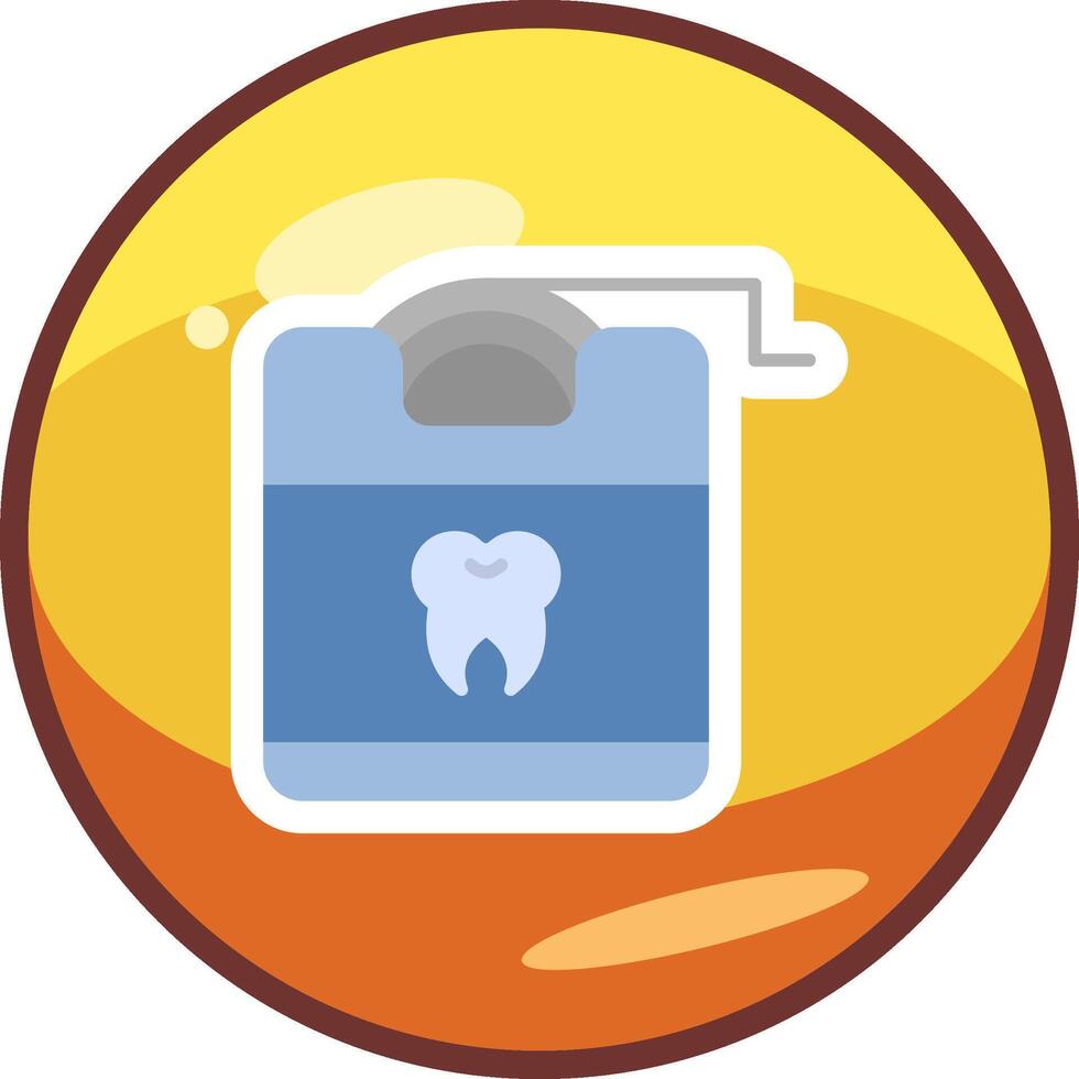 Dental Floss Vector Icon