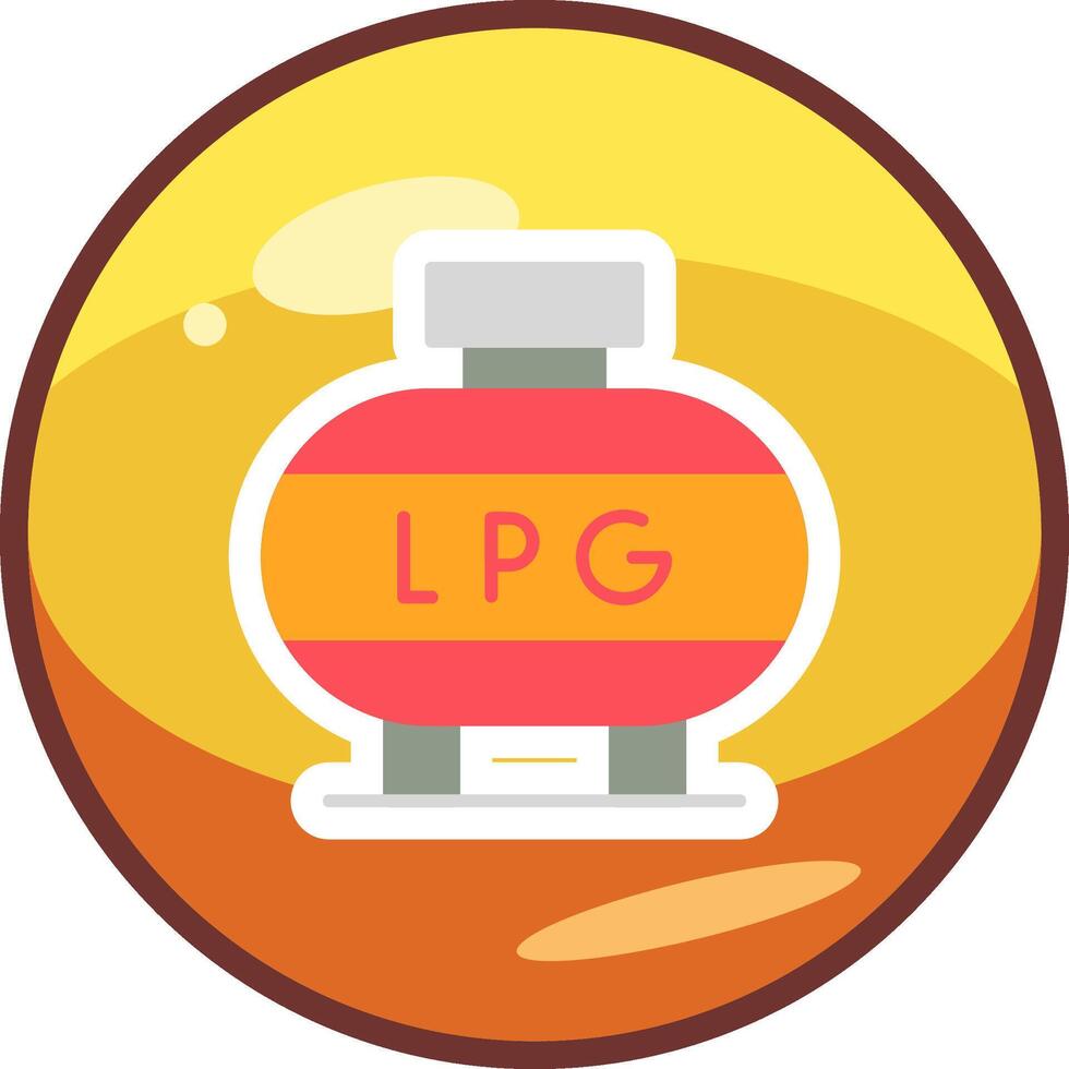 Liquefied Petroleum Gas Vector Icon