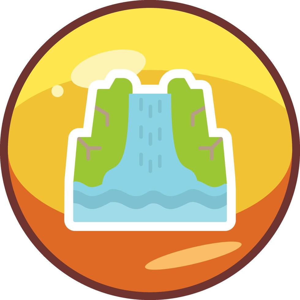 Waterfal Vector Icon