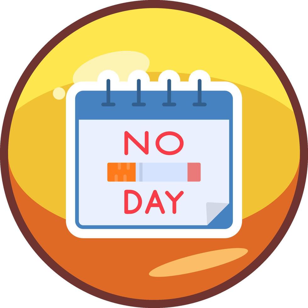 No Tobacco Day Vector Icon