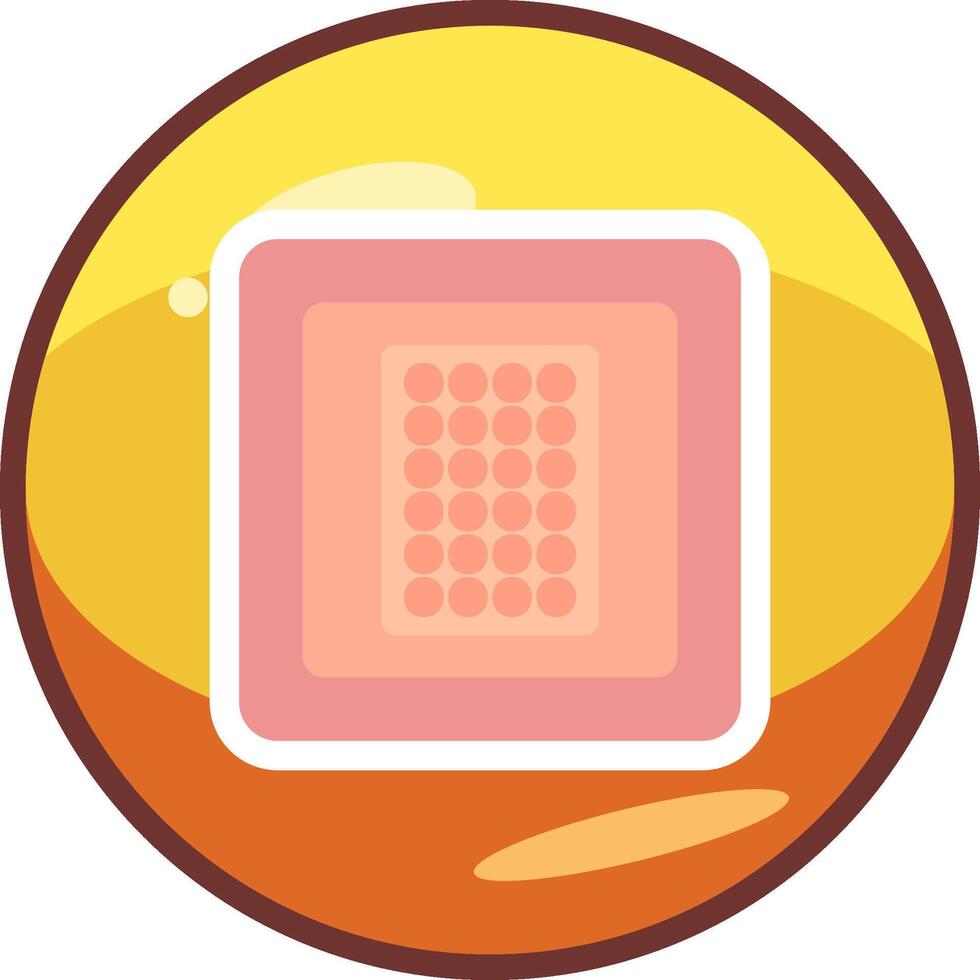 Nicotine Patch Vector Icon