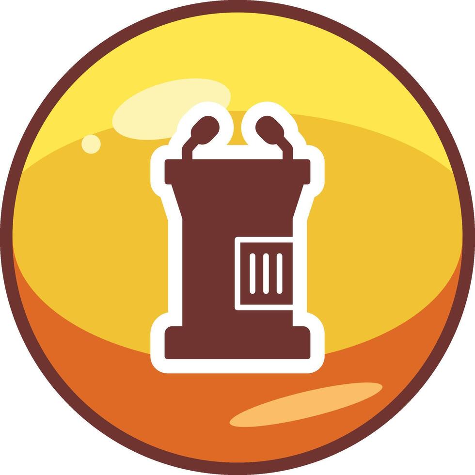 Lectern Vector Icon