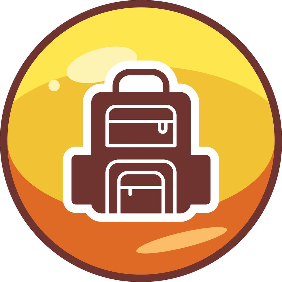 Backpack Vector Icon