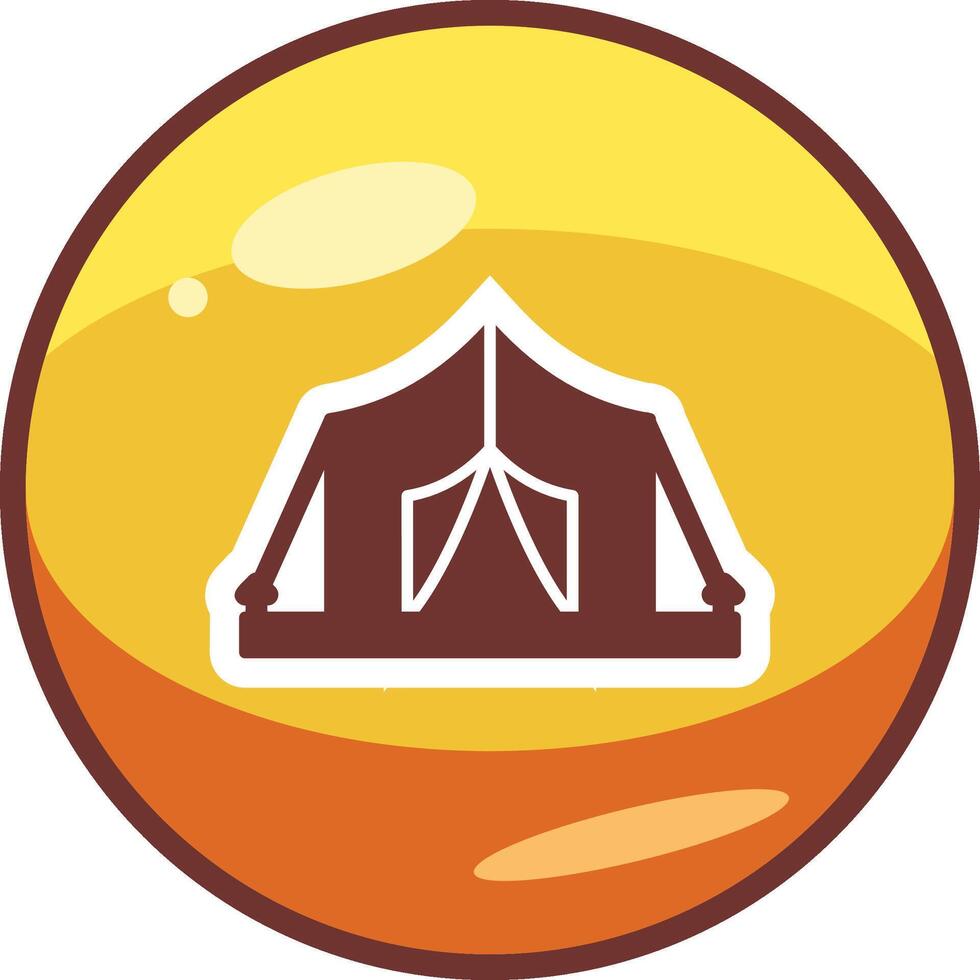 Tent Vector Icon