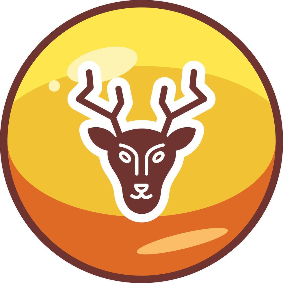 Deer Vector Icon