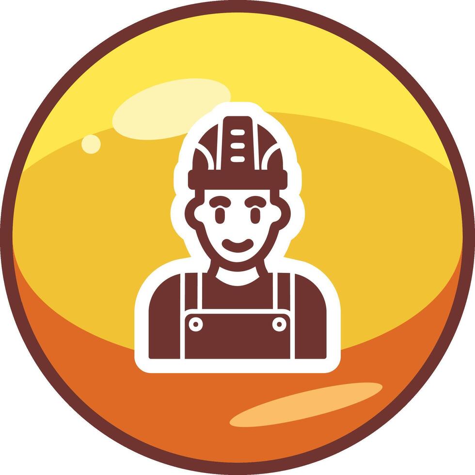 Factory Worker Vector Icon