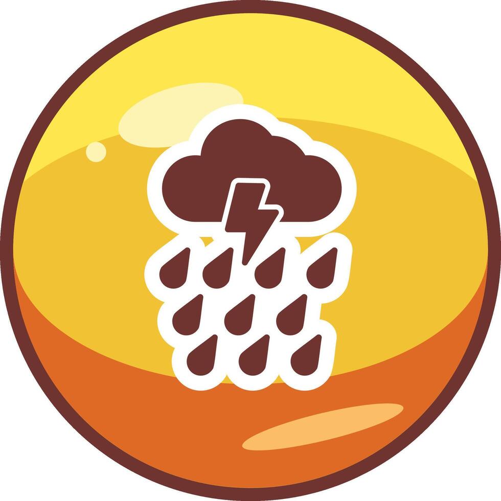 icono de vector de lluvia