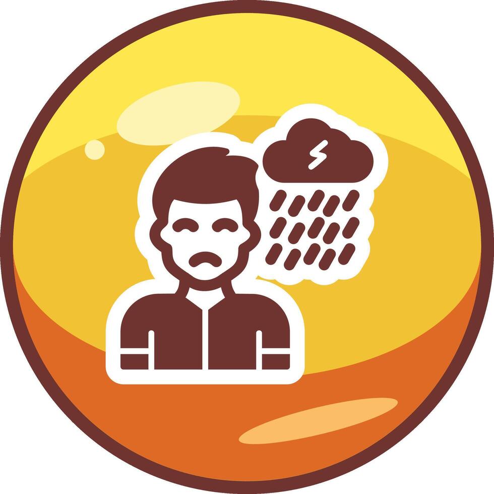 Depression Vector Icon