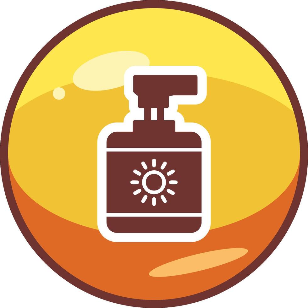 Sunblock Vector Icon