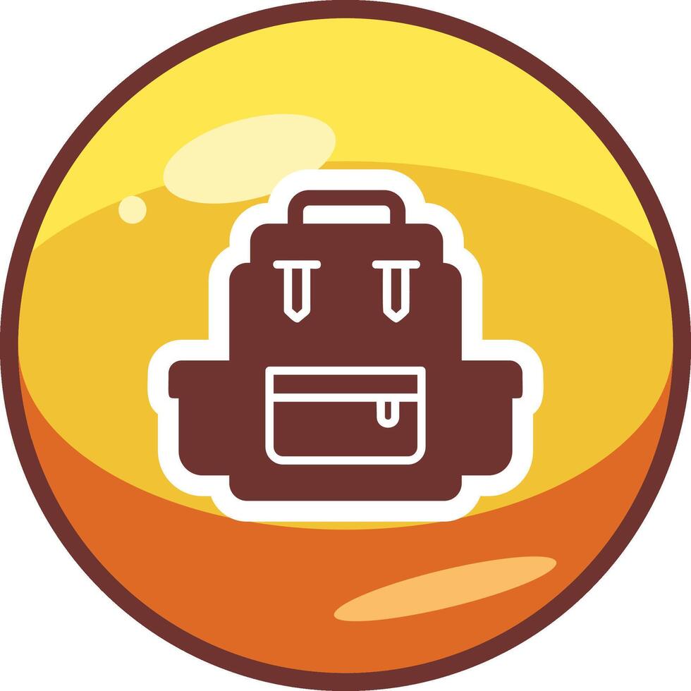 Backpack Vector Icon