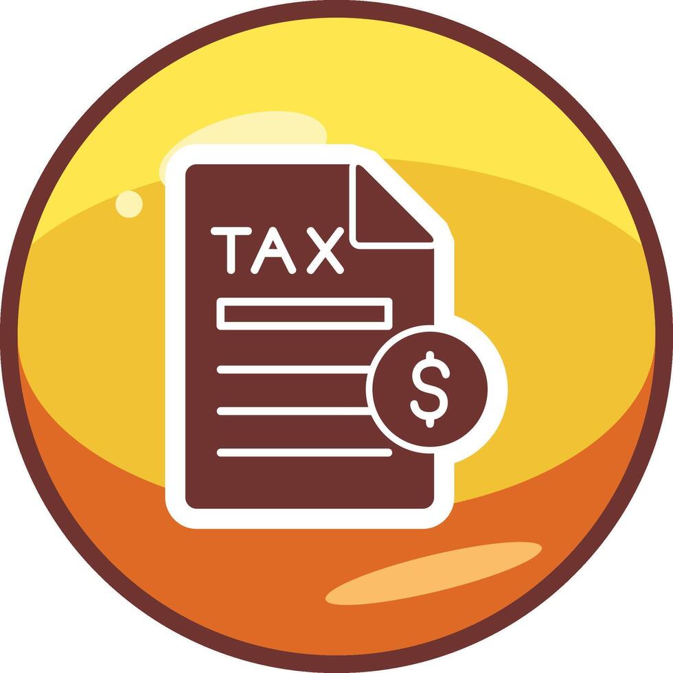 Tax Payment Vector Icon