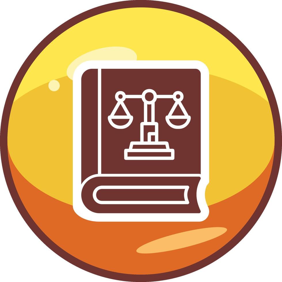 justicia libro vector icono