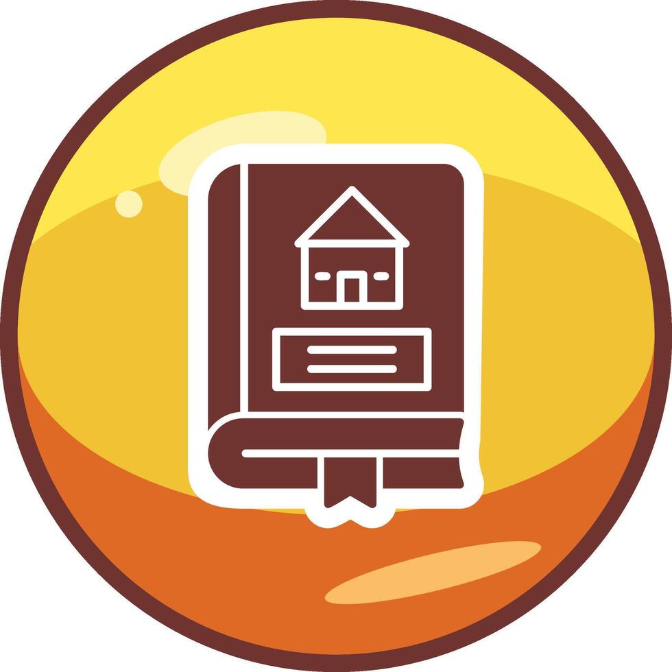 Architecture Book Vector Icon