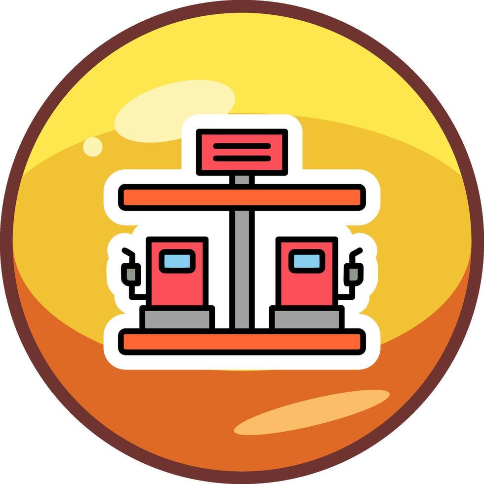 Fuel station Vector Icon