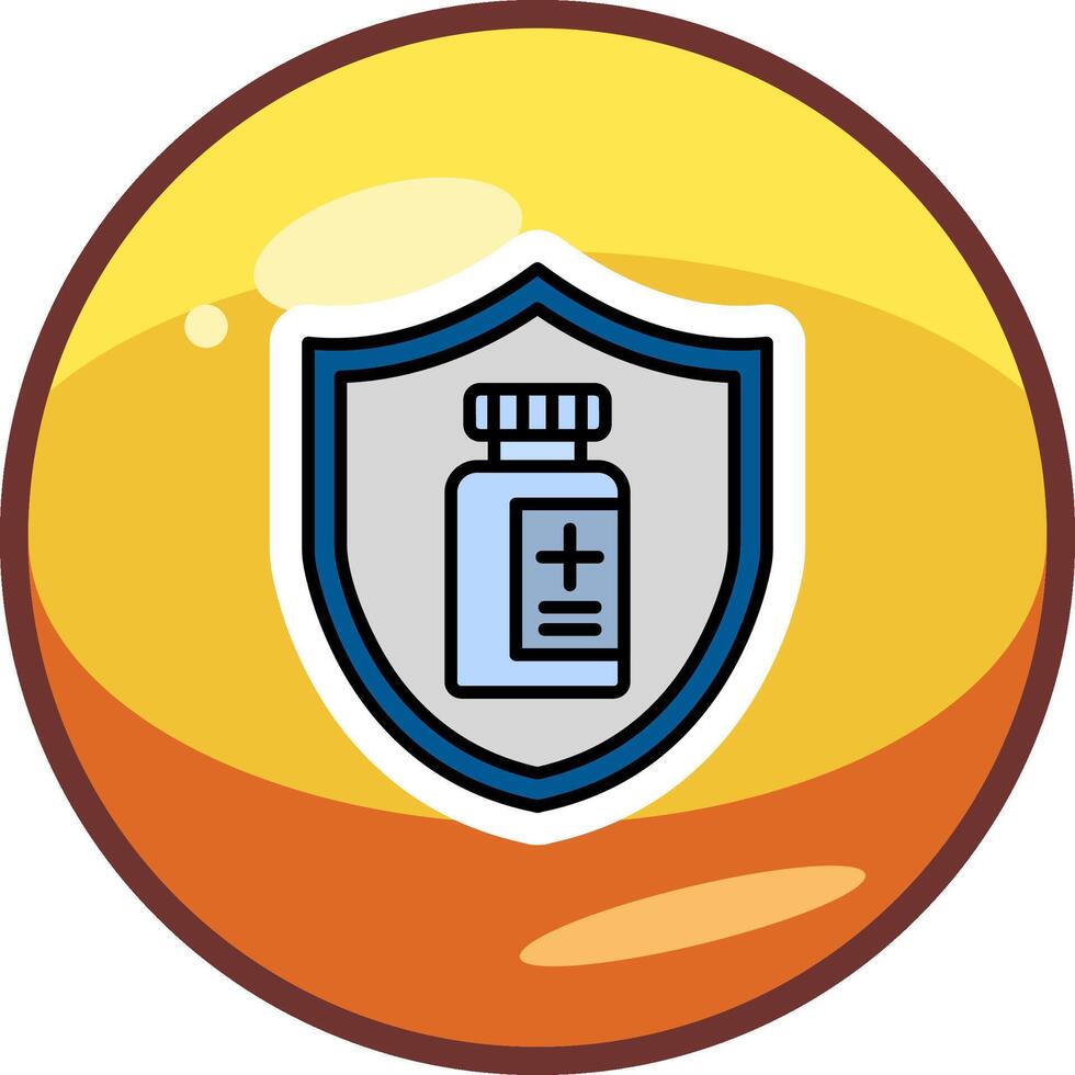 Vaccine Protection Vector Icon