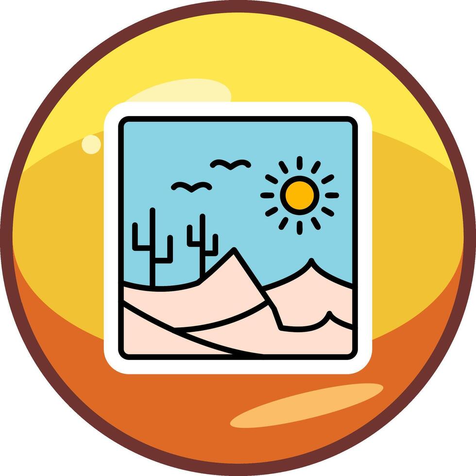 Desert Vector Icon