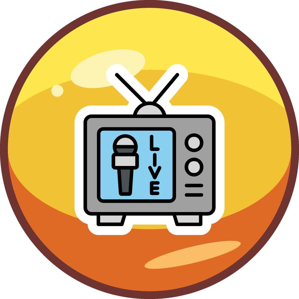 Live Vector Icon