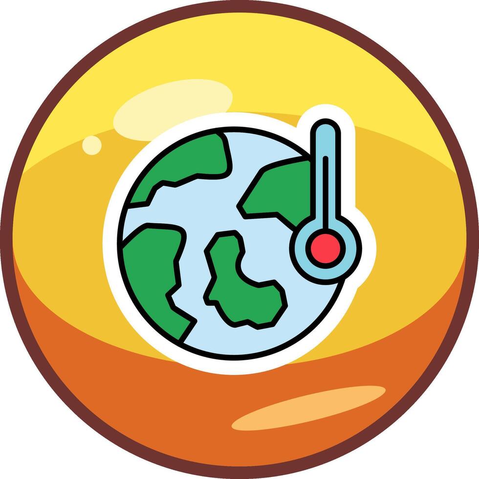 Global Warming Vector Icon