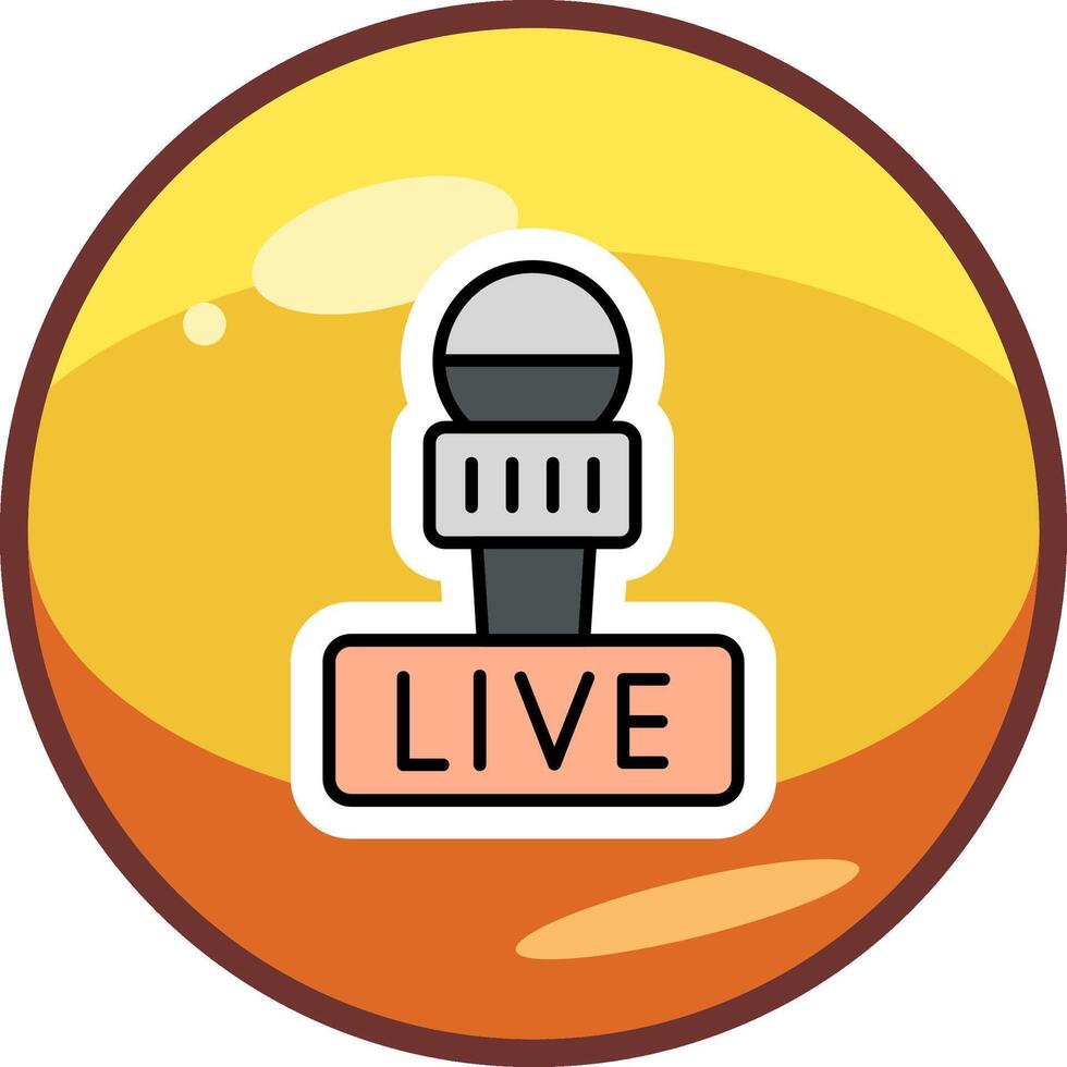 Live Vector Icon