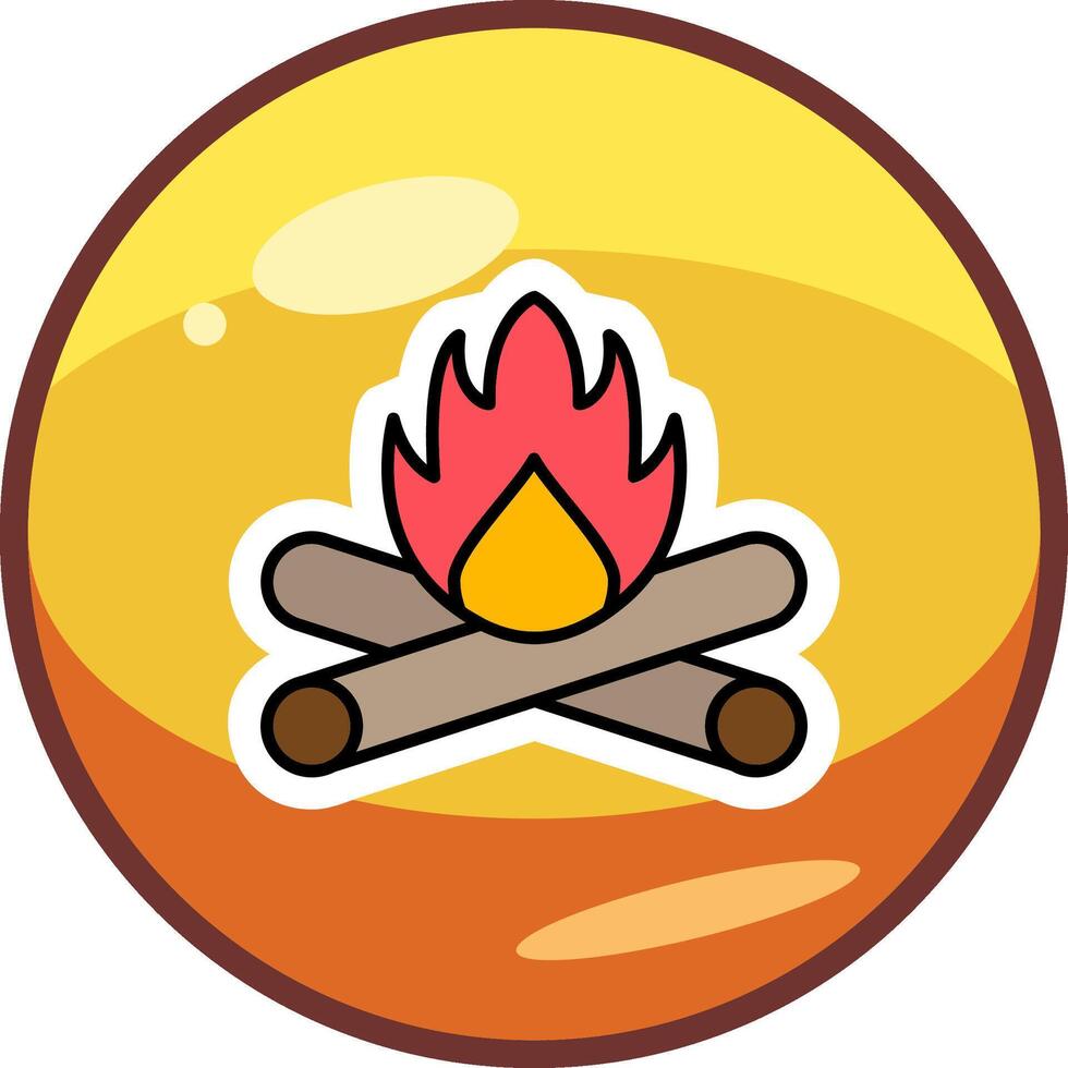 Campfire Vector Icon