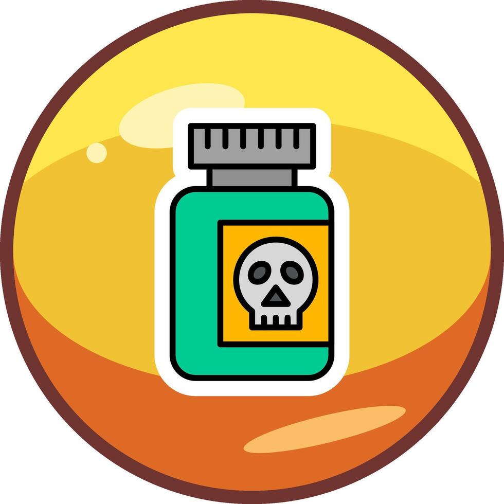 Poison Vector Icon