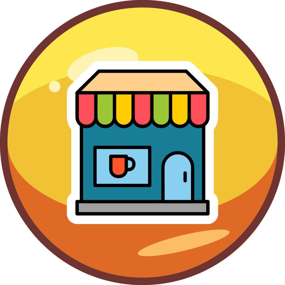 Coffee Shop Vector Icon