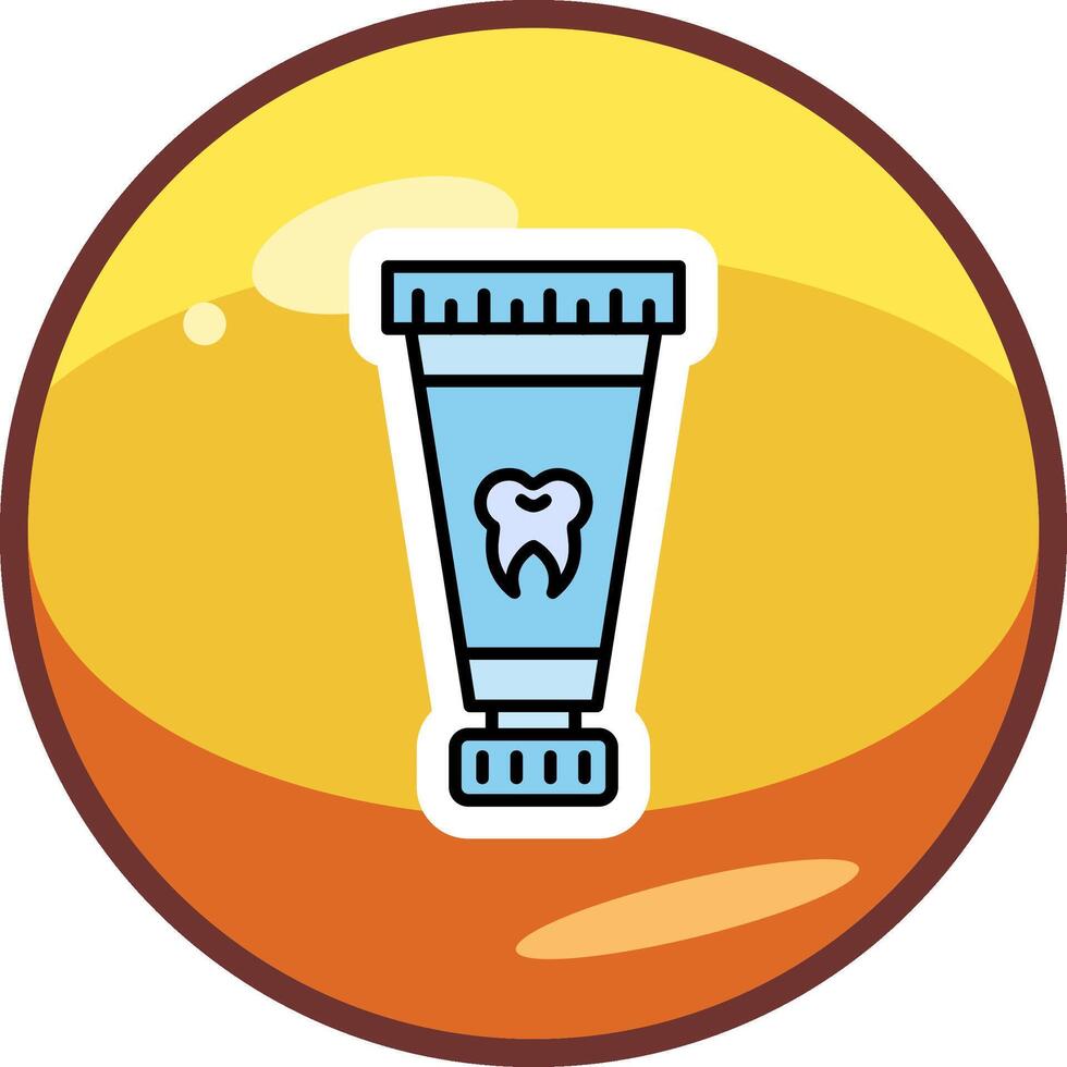 Toothpaste Vector Icon