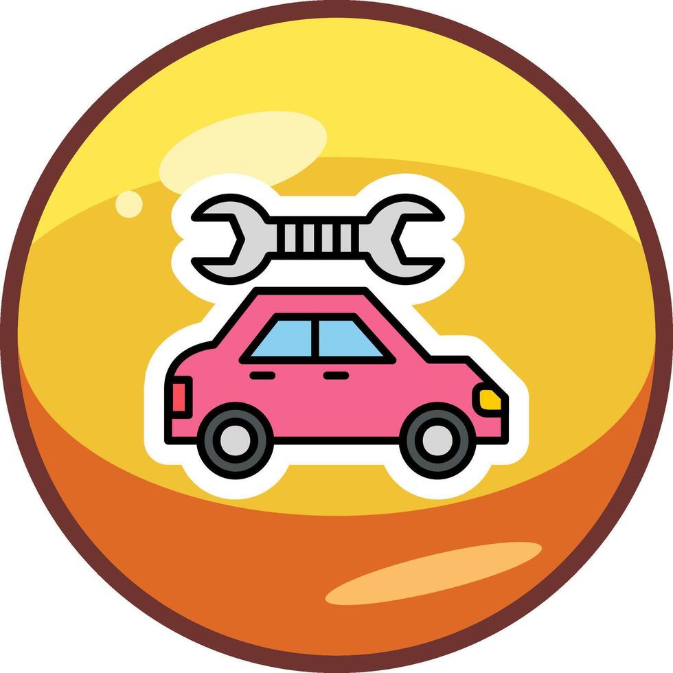 Car maintenance Vector Icon