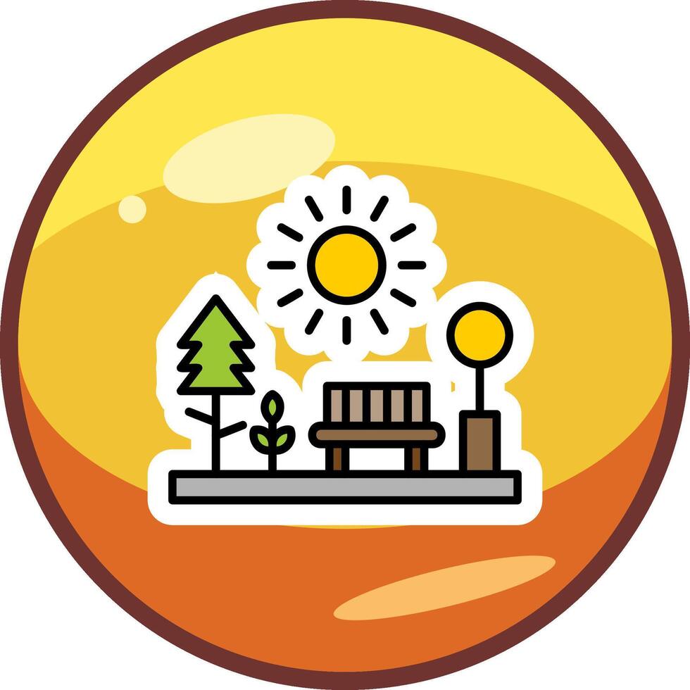 Park Vector Icon