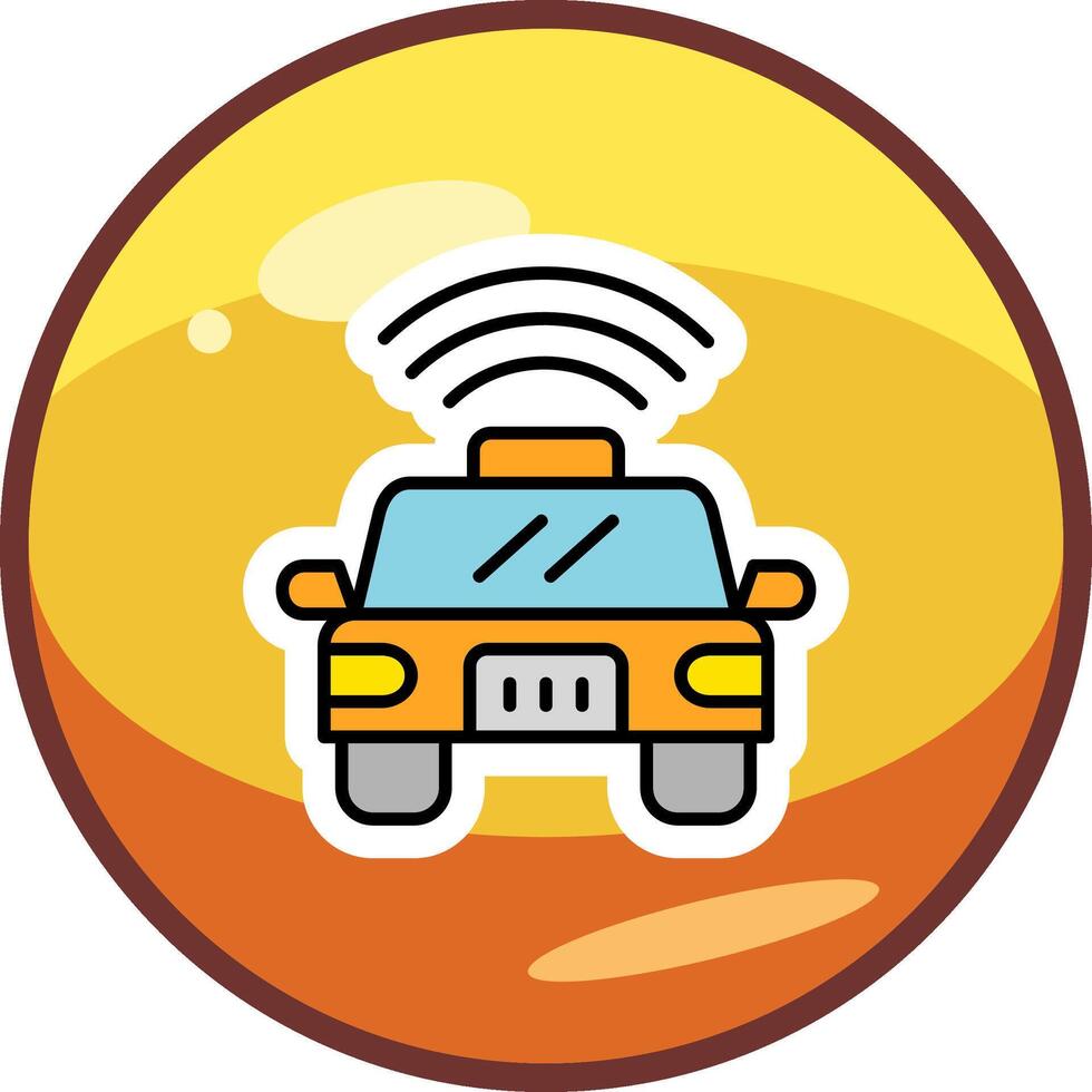 Smart Car Vector Icon