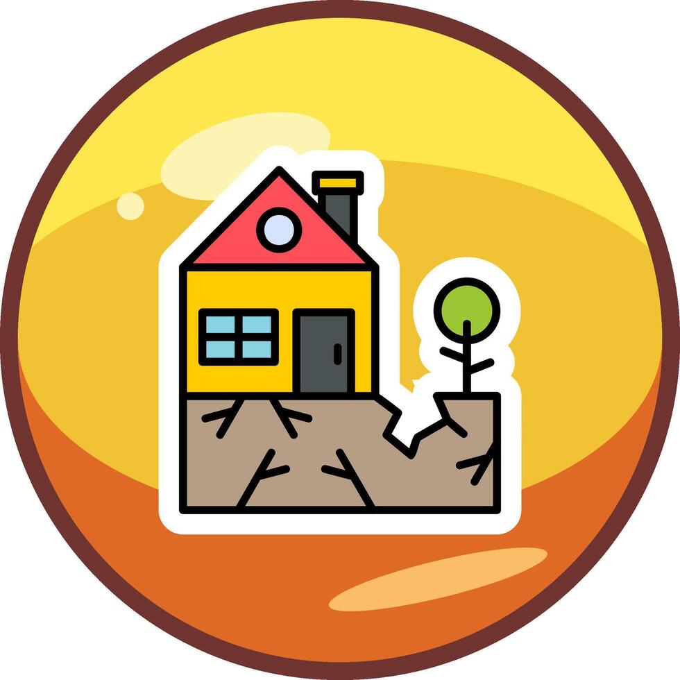Earthquake Vector Icon