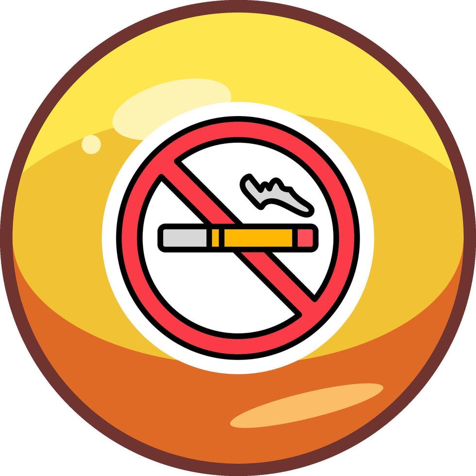 No Smoking Vector Icon