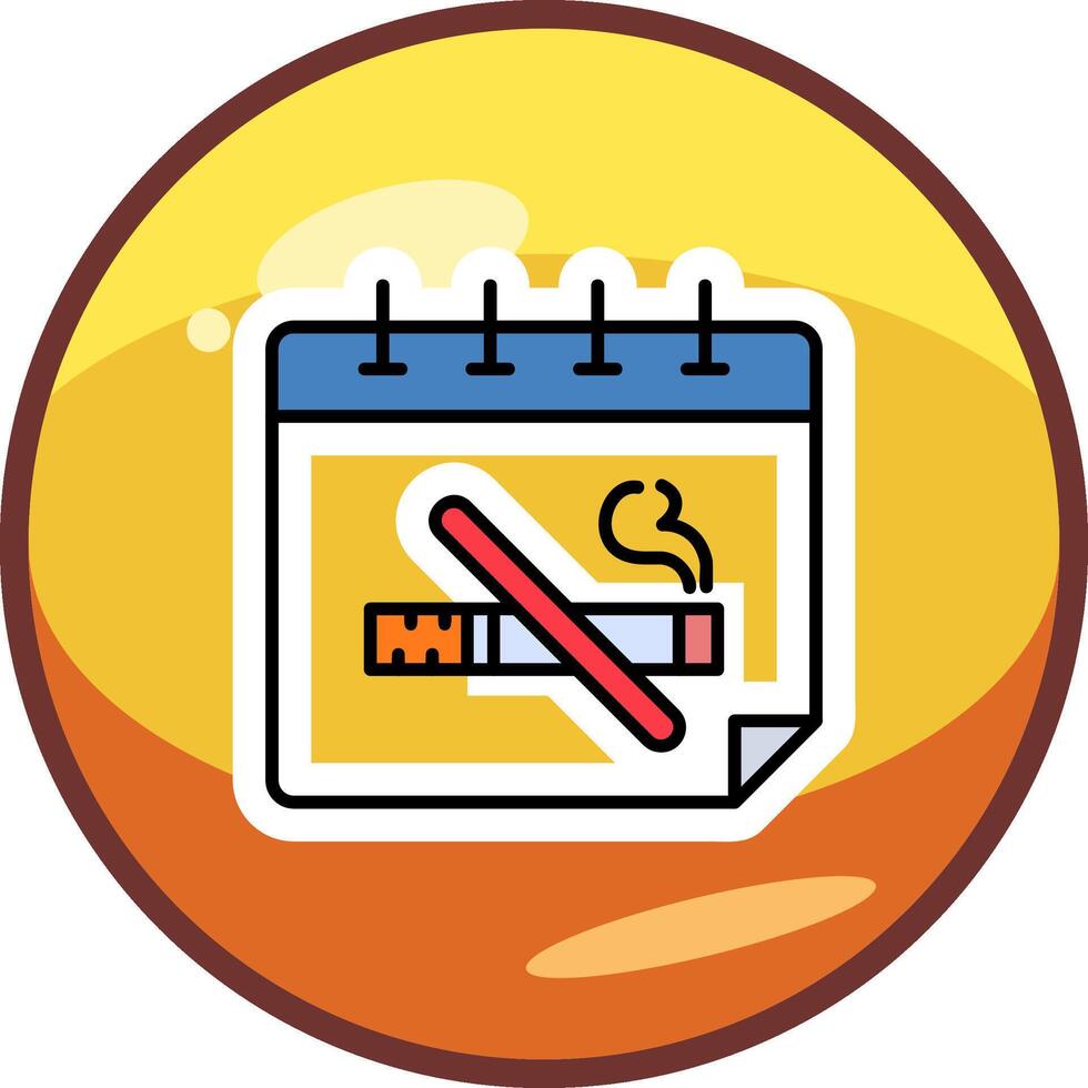 No Tobacco Day Vector Icon