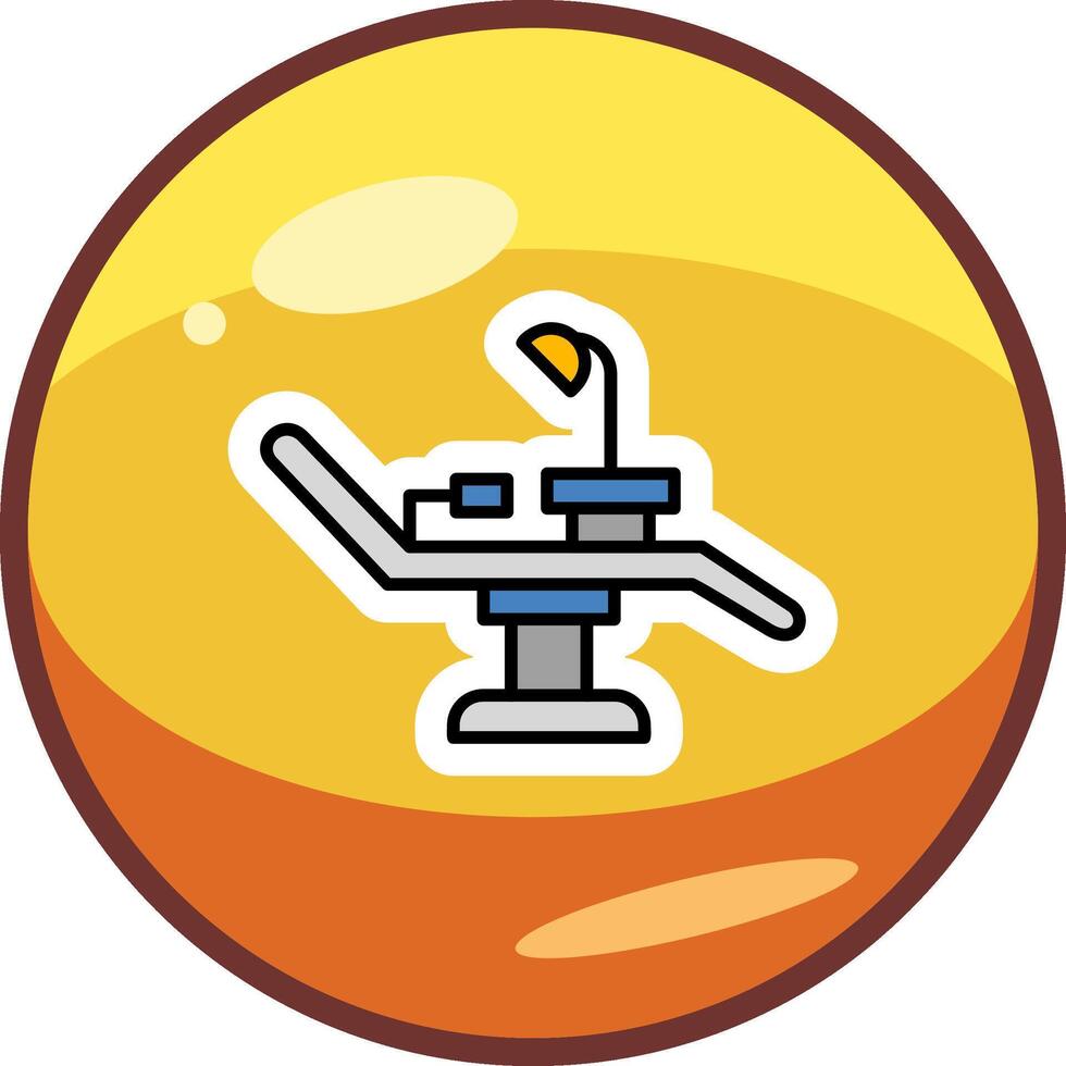 Dentist Chair Vector Icon