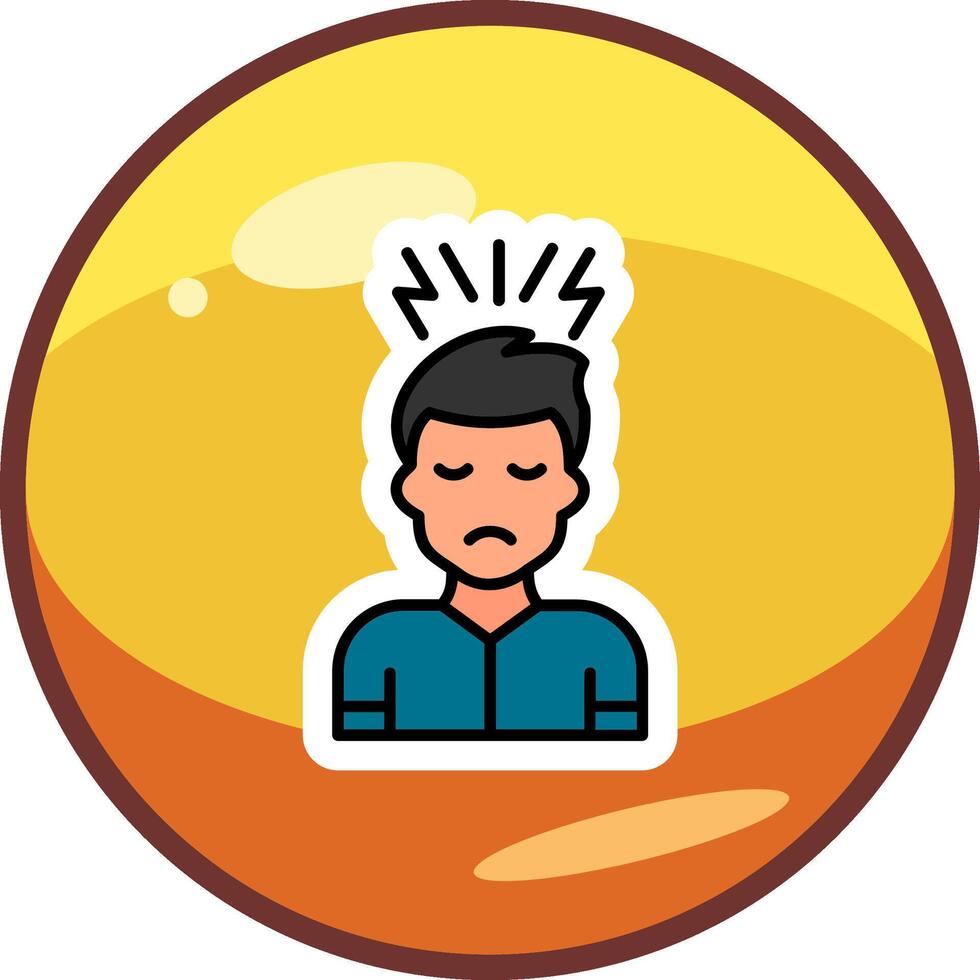 Stress Vector Icon