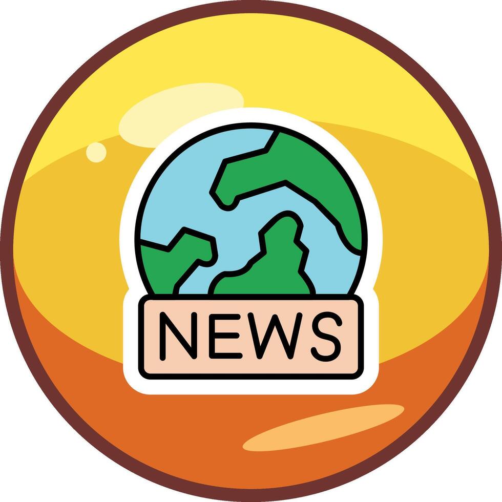 World News Vector Icon