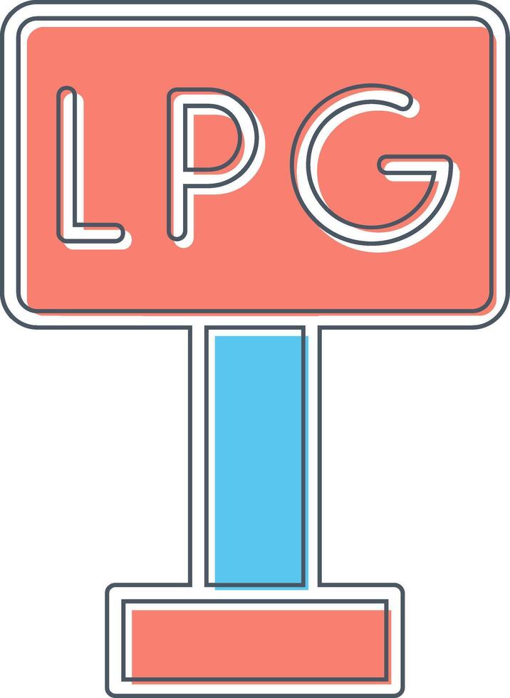 Liquefied Petroleum Gas Vector Icon