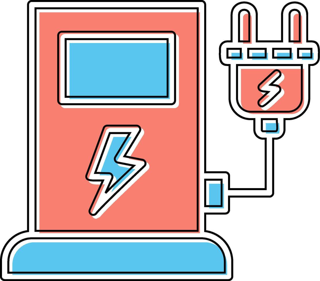 Charging Station Vector Icon