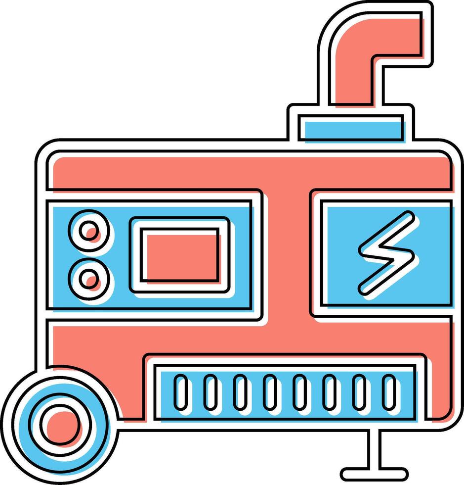 Electric Generator Vector Icon