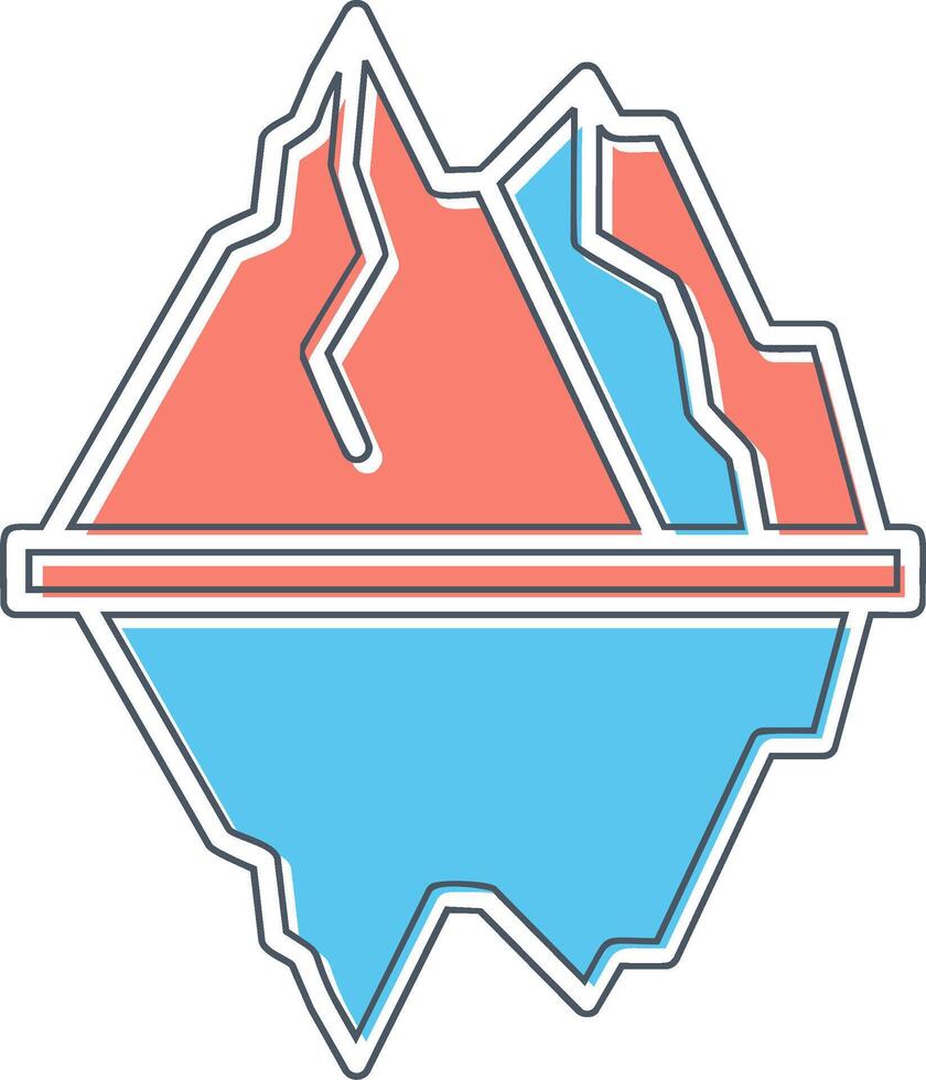 Iceberg Vector Icon