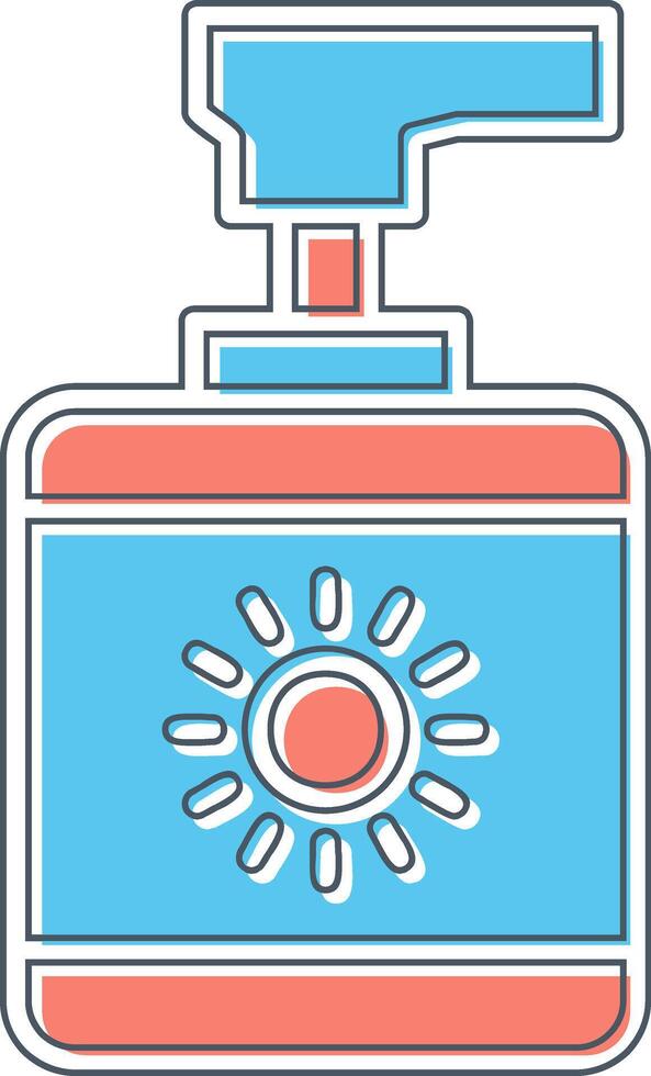 Sunblock Vector Icon