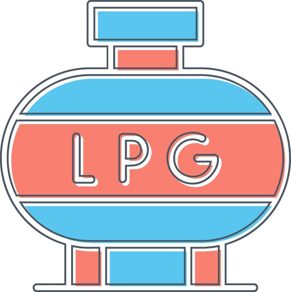 Liquefied Petroleum Gas Vector Icon