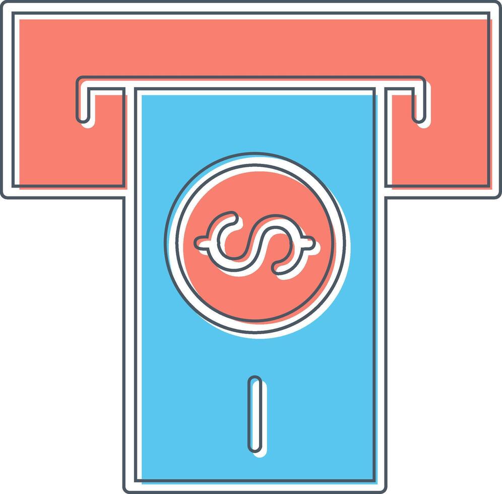 Withdraw Money Vector Icon