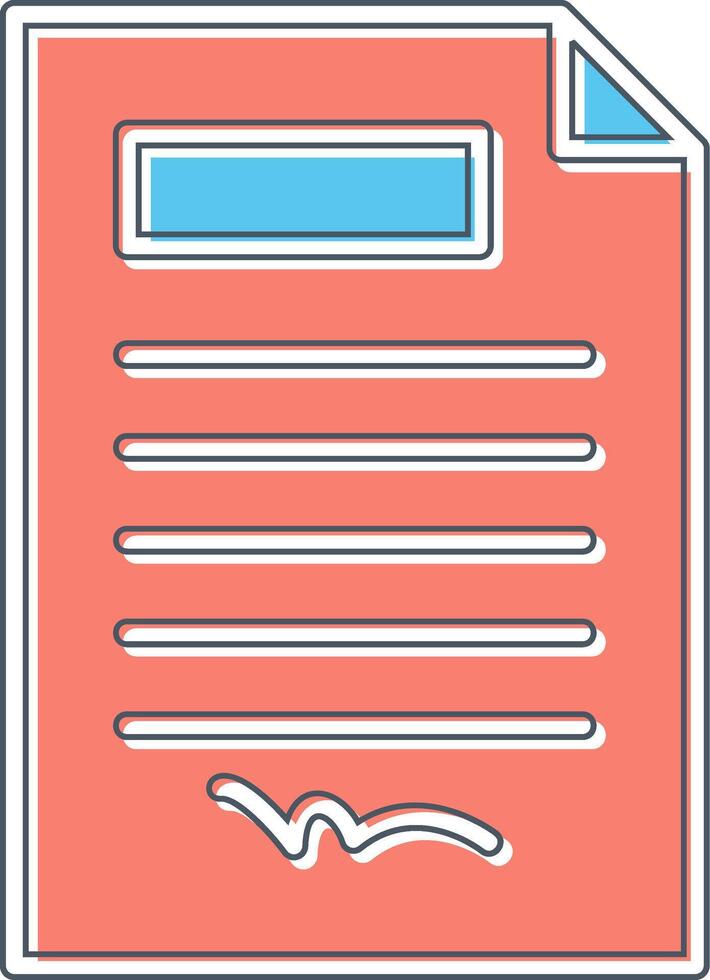 Contract Vector Icon
