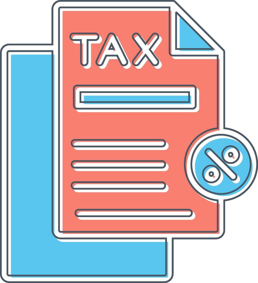 Tax Discount Vector Icon