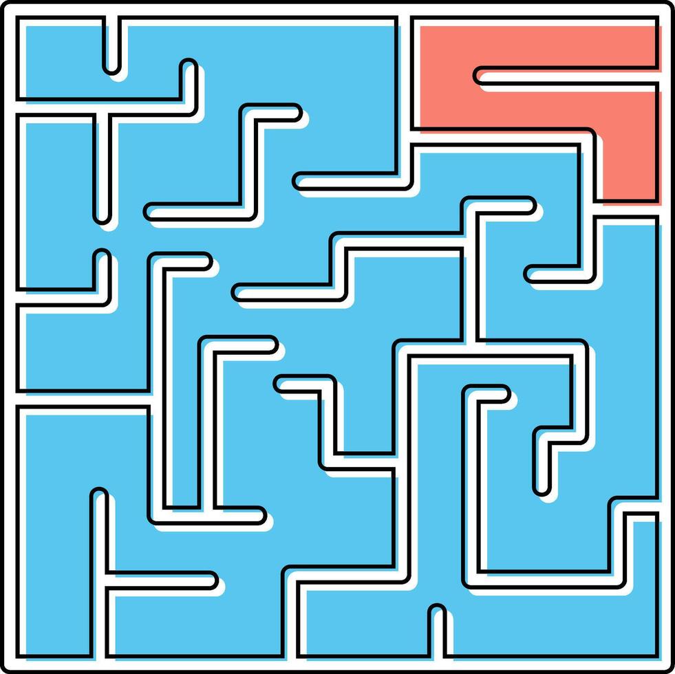Maze Vector Icon