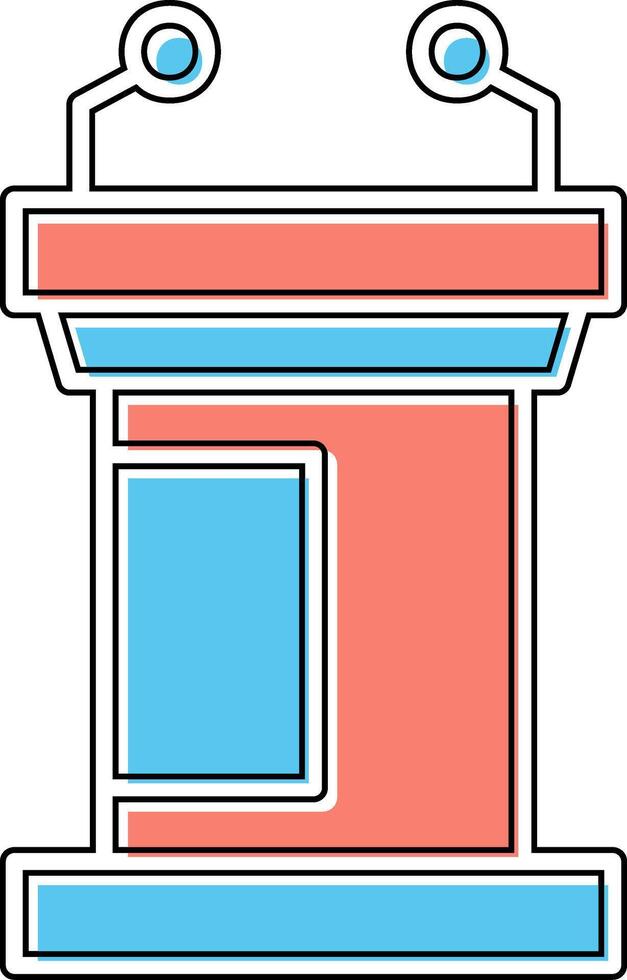 Podium Vector Icon